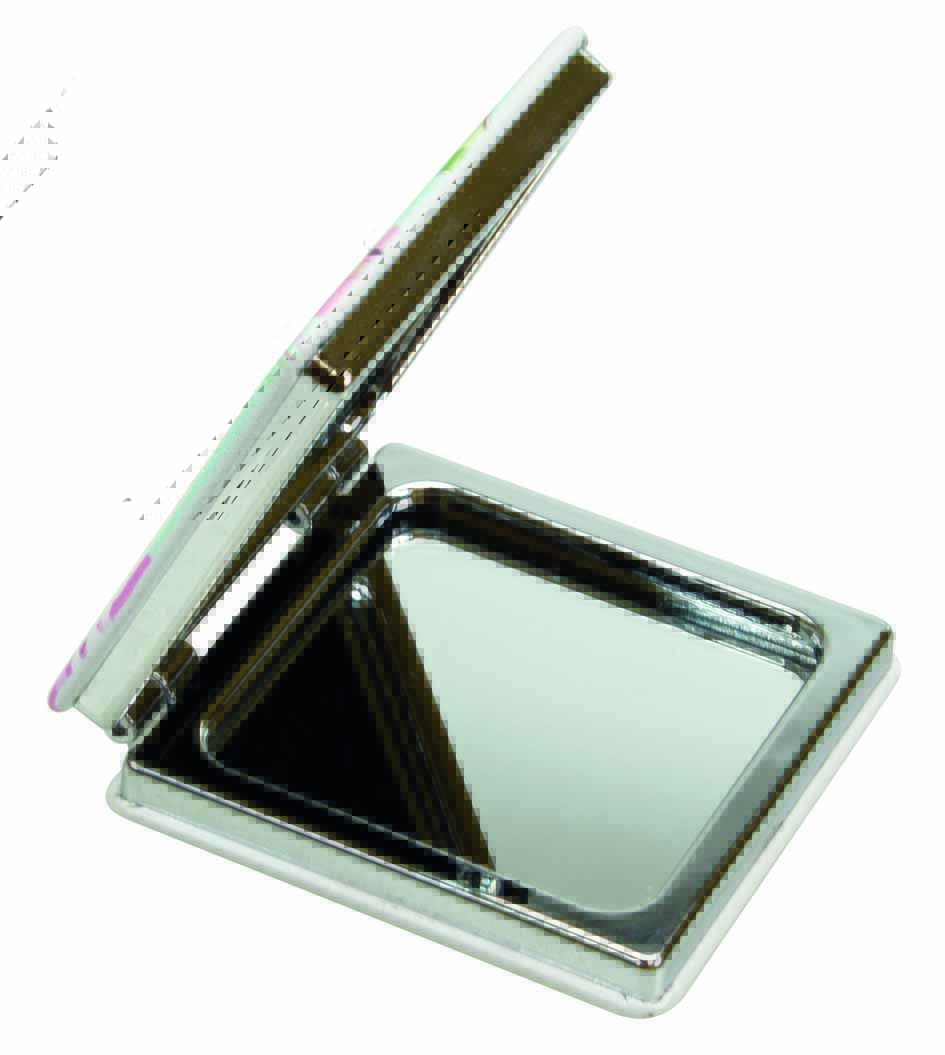 Taschenspiegel aus Aluminium – Bild 2